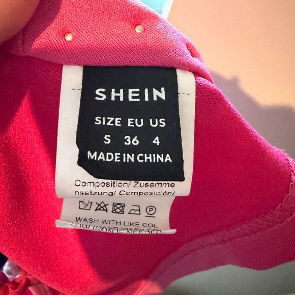 Chic Pearl-Trim Pink Heart Cropped Top size Small Sold out! - Picture 6 of 6